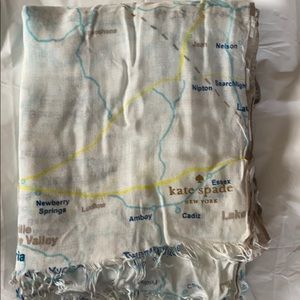 Kate Spade “off the map” Scarf